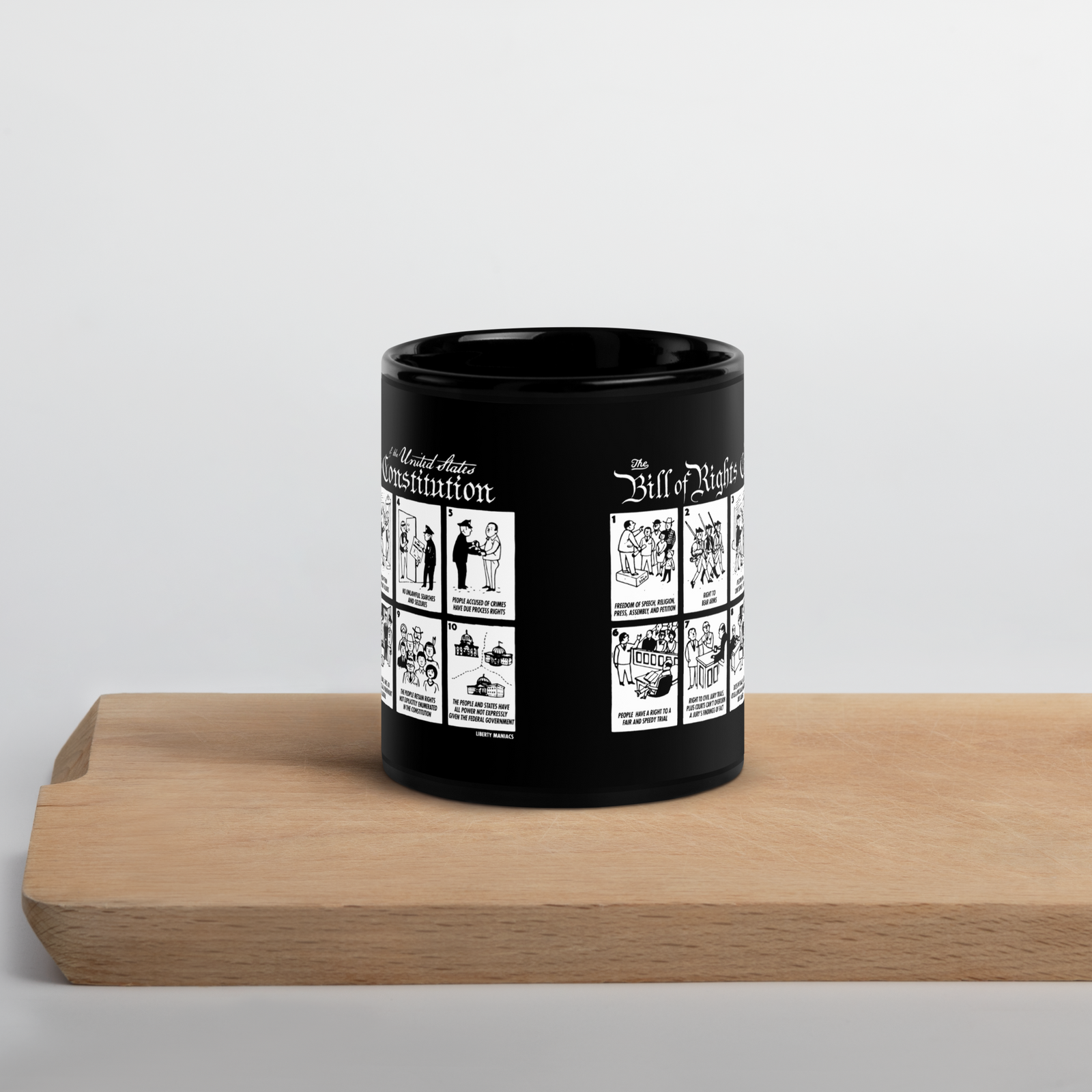 The Illustrated Bill of Rights Coffee Mug