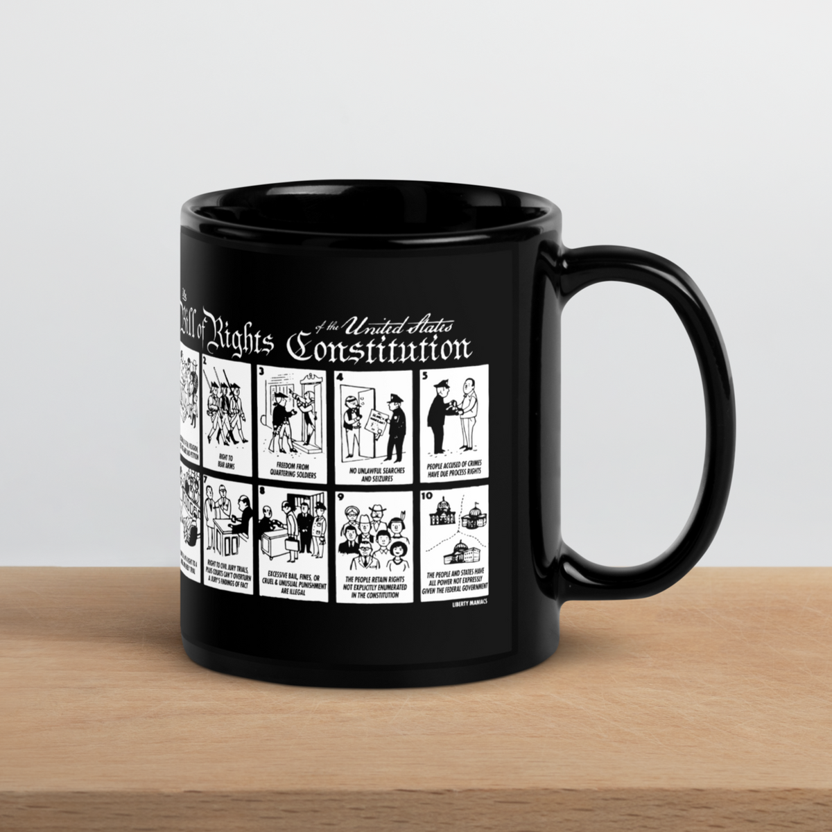 The Illustrated Bill of Rights Coffee Mug