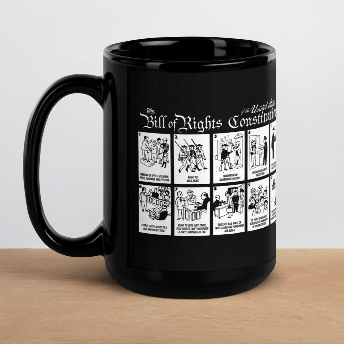 The Illustrated Bill of Rights Coffee Mug