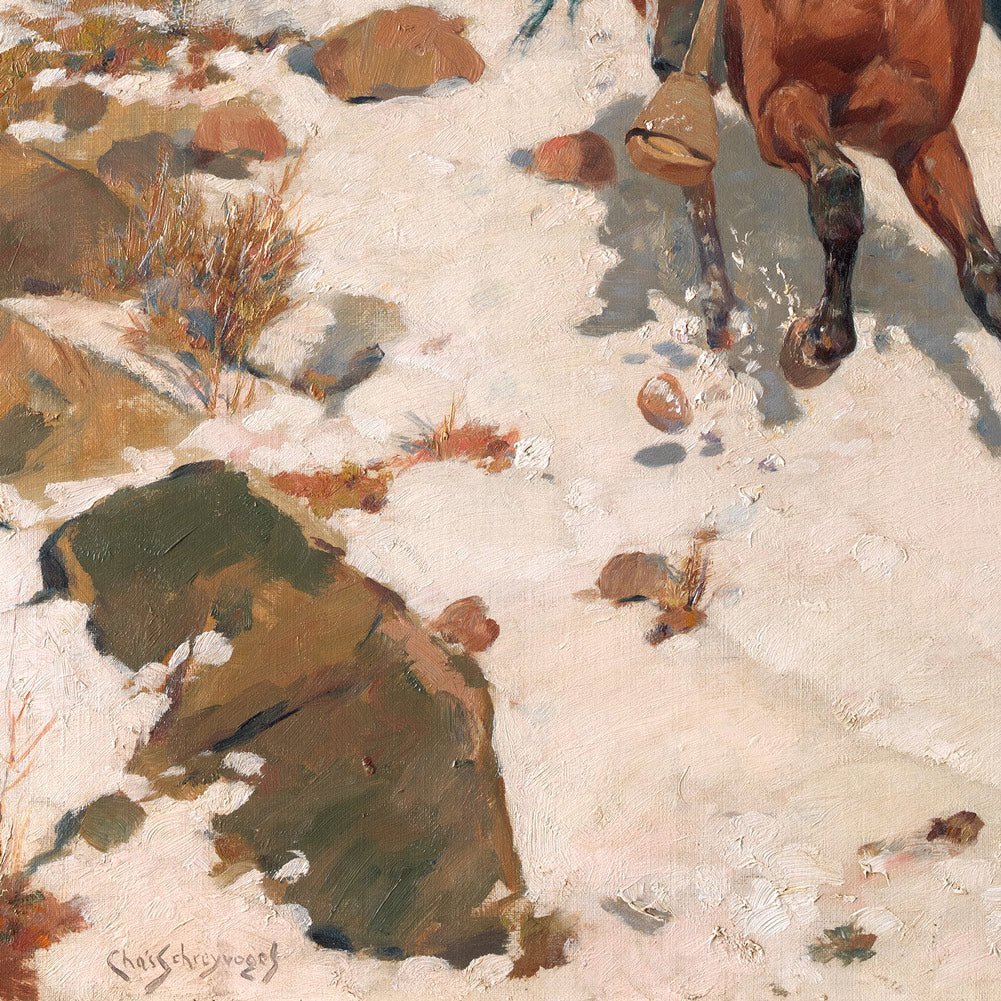 In Hot Pursuit Charles Schreyvogel Giclée Art Print