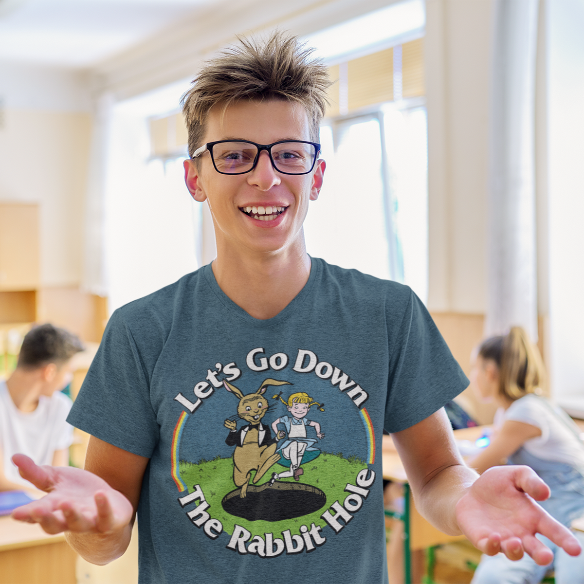 Let&#39;s Go Down the Rabbit Hole T-Shirt