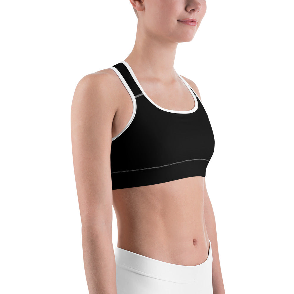 Liberty Maniacs Black Sports bra