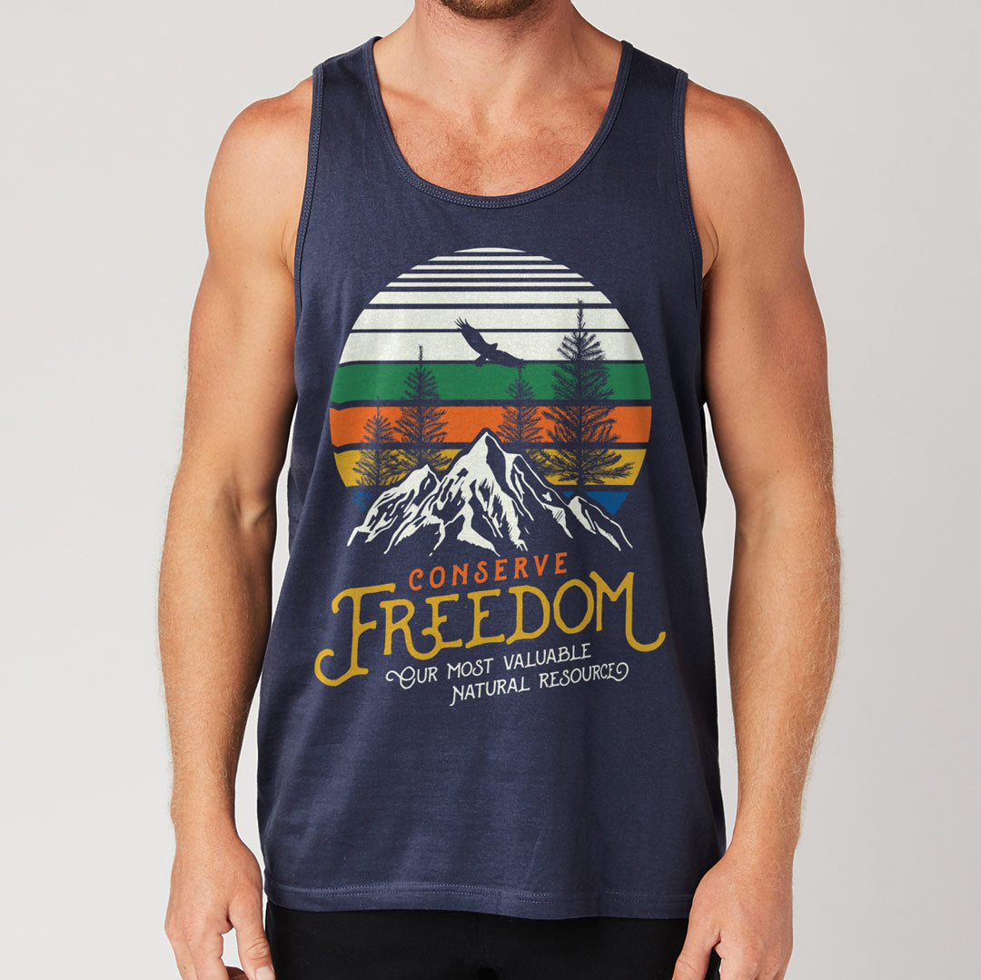 Conserve Freedom Men’s Tuff Tank Top