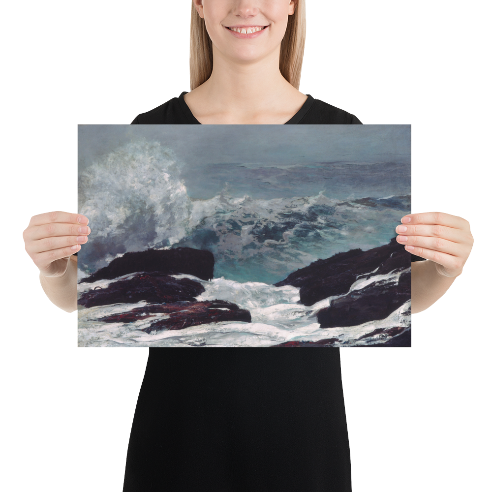 Maine Coast Winslow Homer Art Print