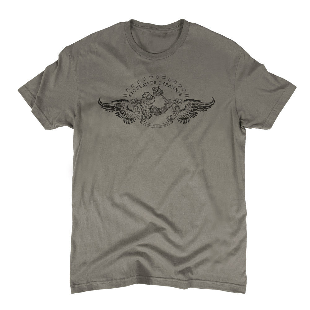 Resistance to Tyrants Gostelowe Battle Flag Men's Tee