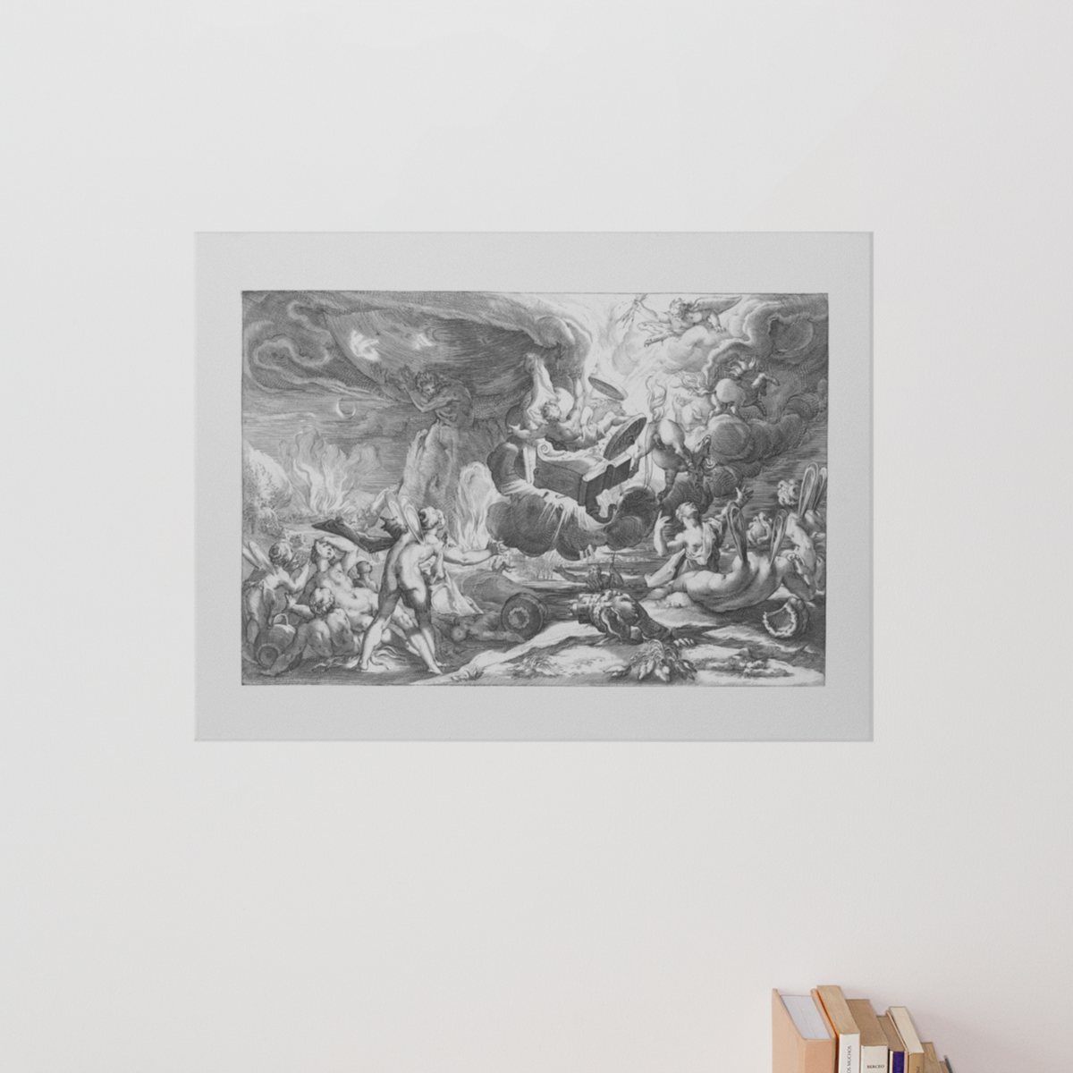 The Fall of Phaeton from the Ovid&#39;s Metamorphoses Art Print