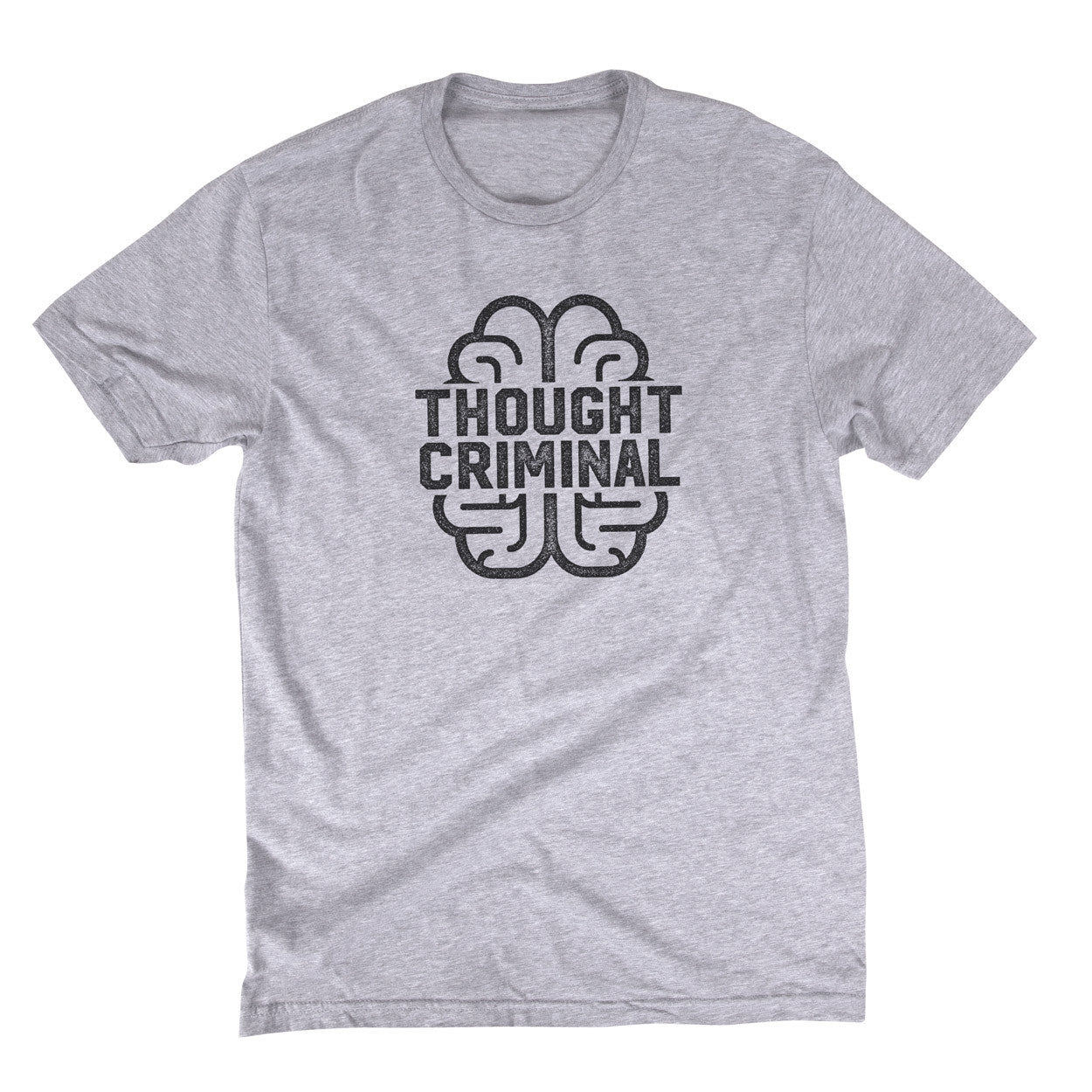 Thought Criminal By Liberty Maniacs in Athletic Grey