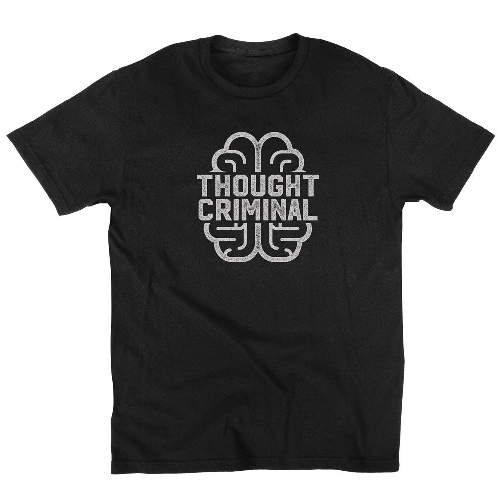 Thought Criminal by Liberty Maniacs in Black