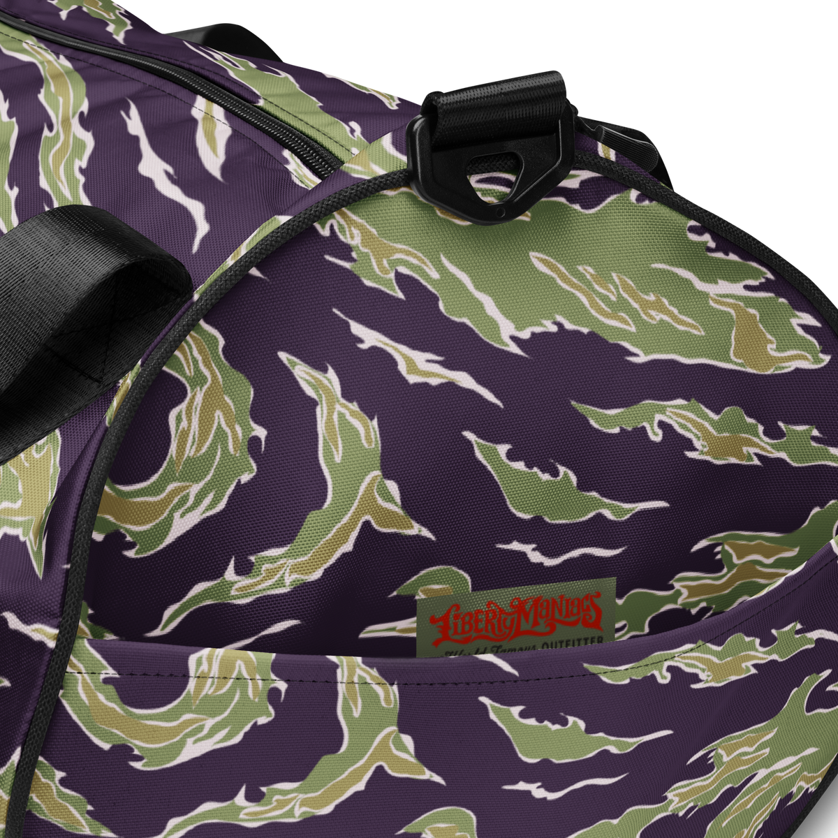Tiger Stripe Jungle Camouflage Gym Bag