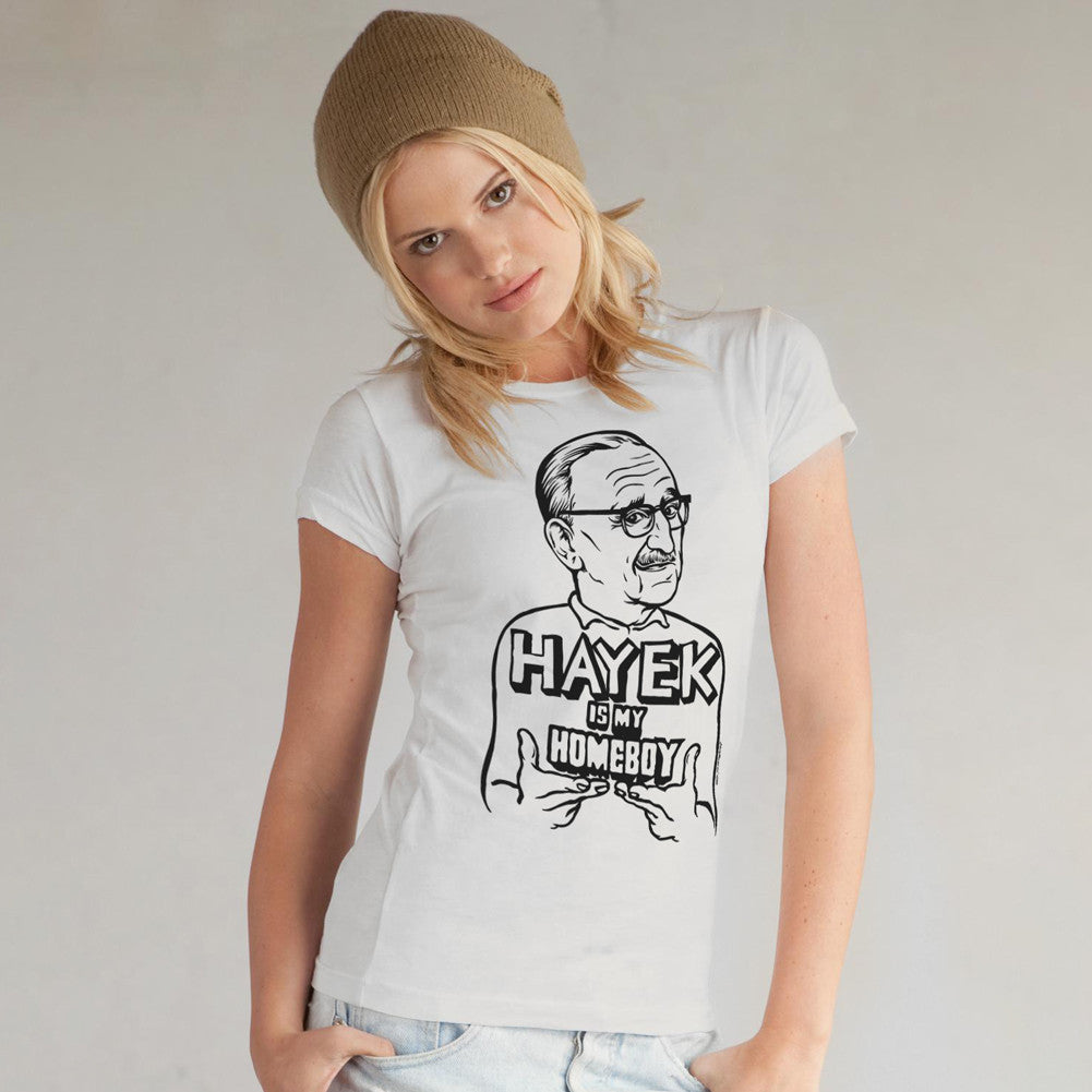 Hayek Is My Homeboy Short Sleeve Women&#39;s T-shirt