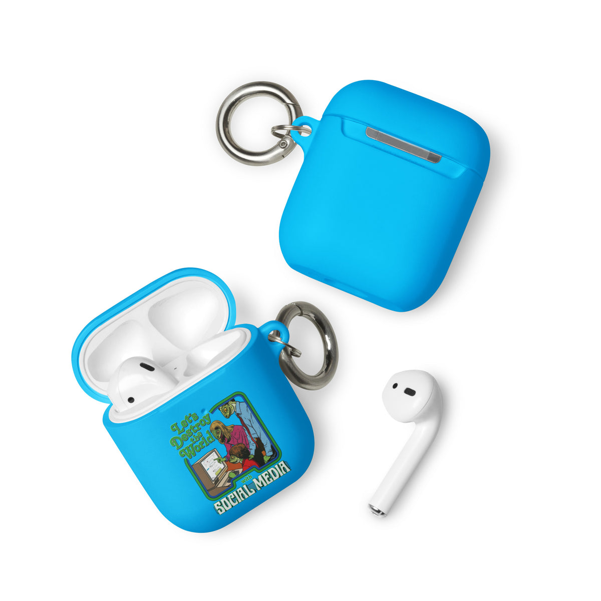 Let&#39;s Destroy the World with Social Media AirPods case