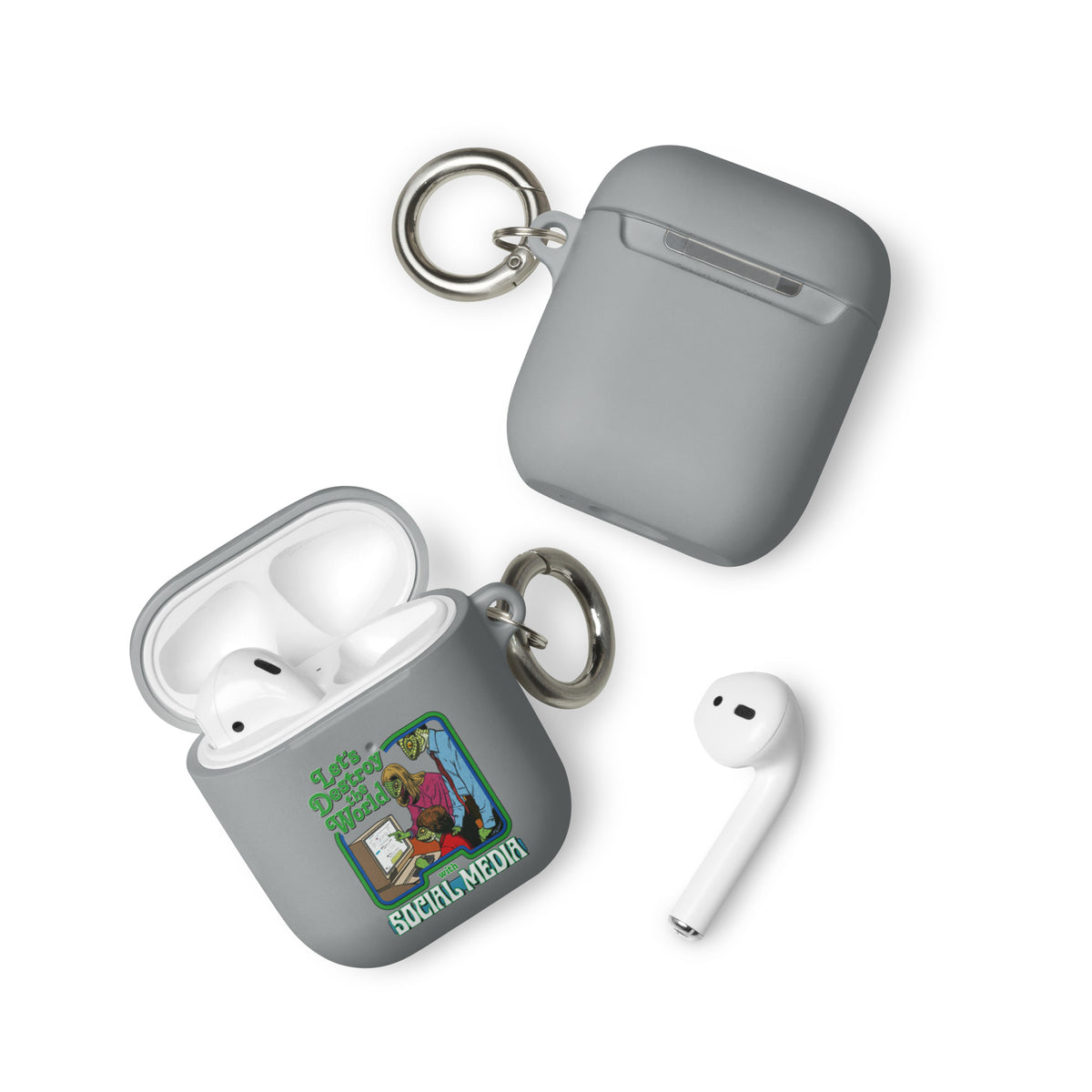Let&#39;s Destroy the World with Social Media AirPods case