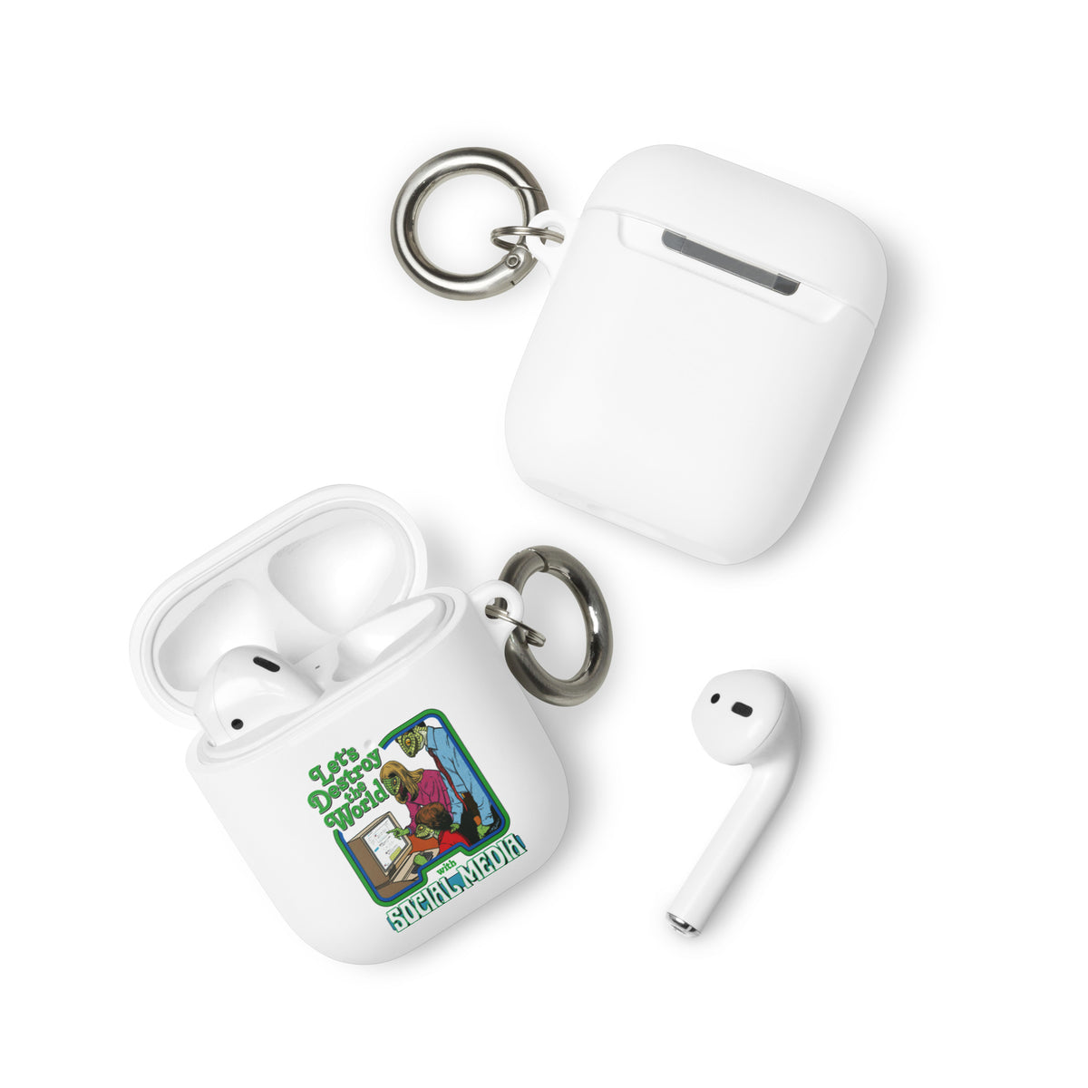 Let&#39;s Destroy the World with Social Media AirPods case