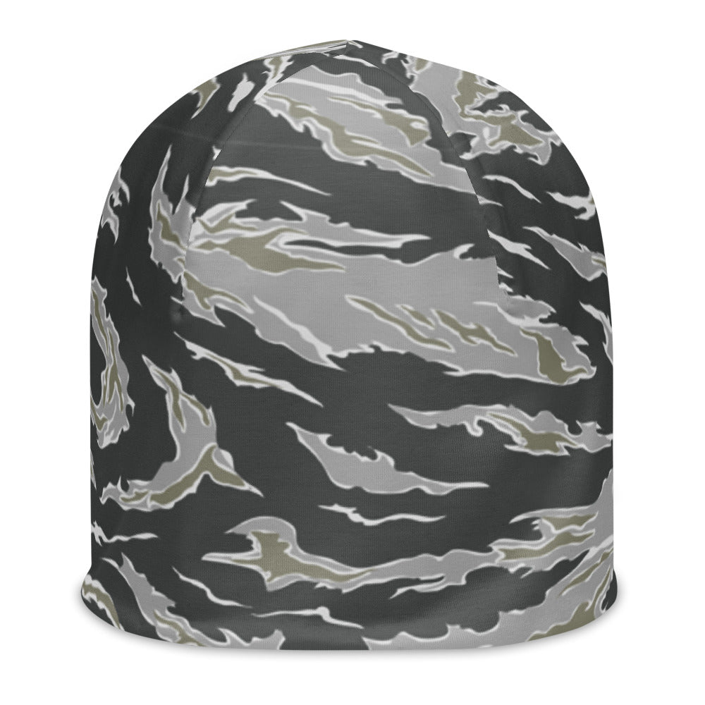 Winter Tiger Camo All-Over Print Beanie