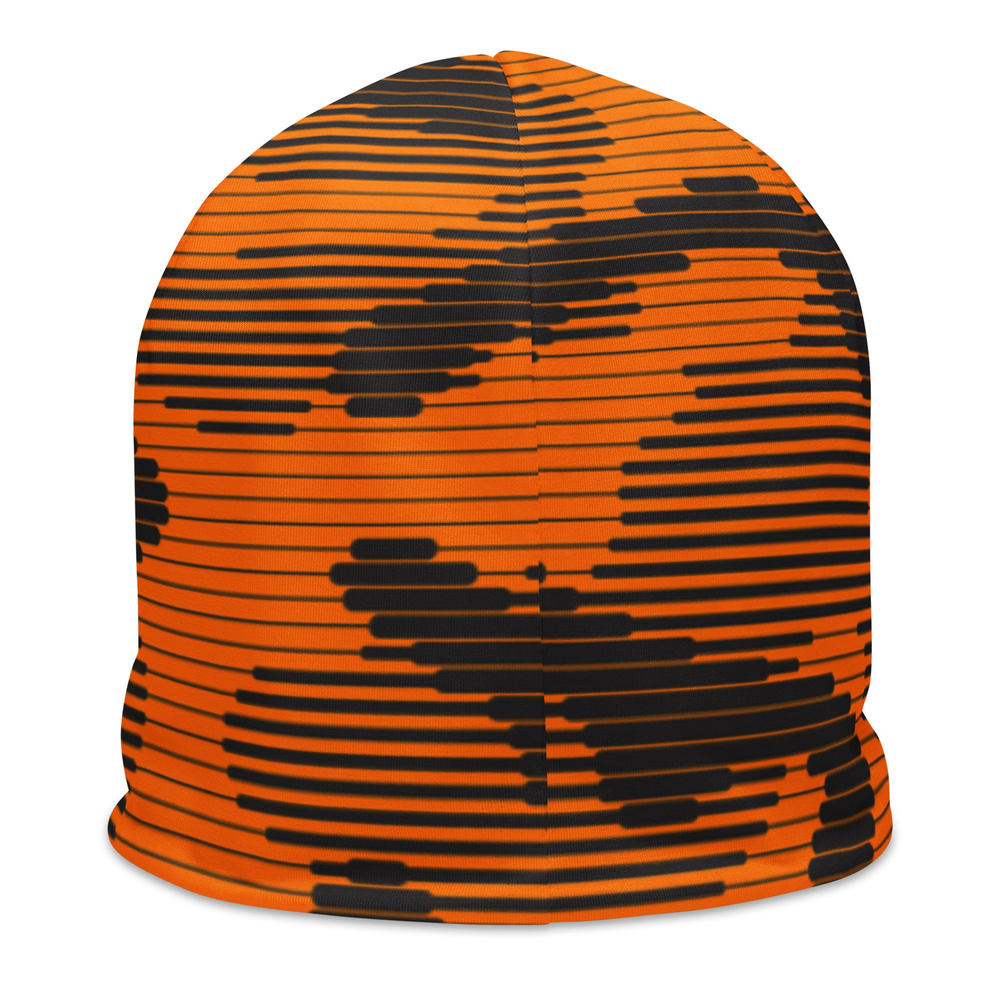 Digital Camouflage Blaze Orange Beanie