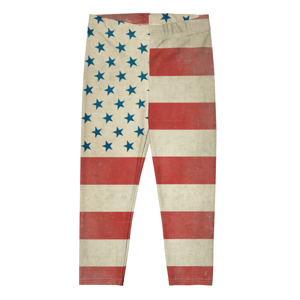 Civil Flag Capri Leggings