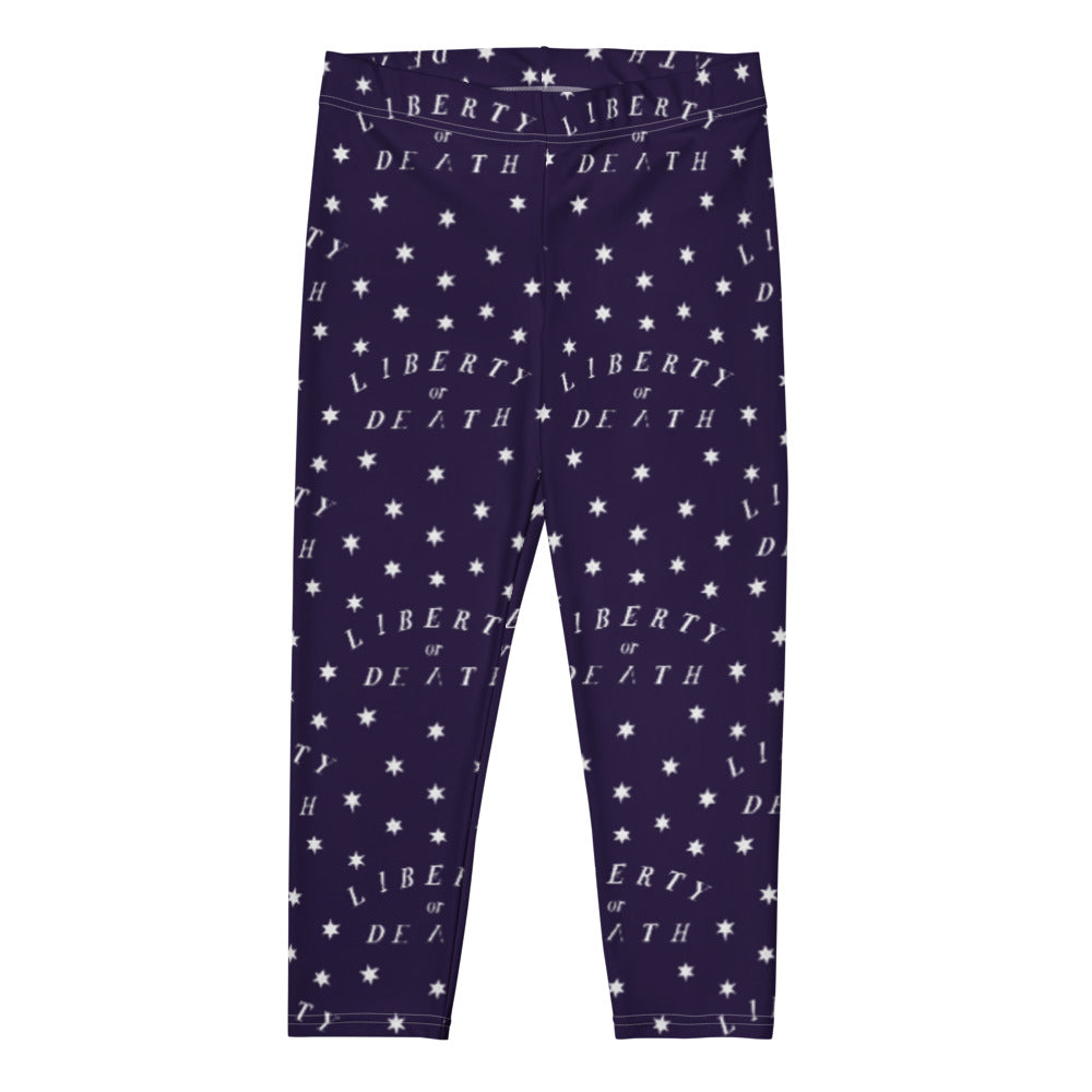 Liberty or Death Navy Colonial Stars Capri Leggings