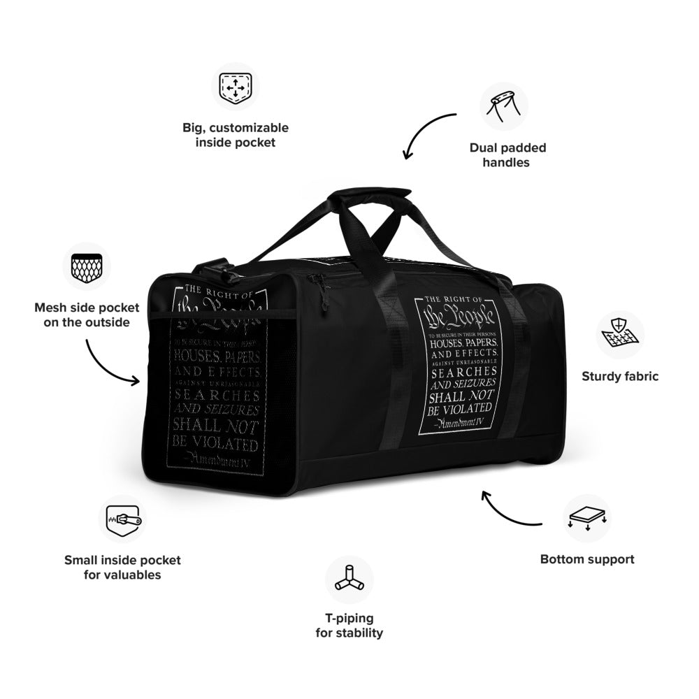 4th Amendment Freedom from Search and Duffle bag