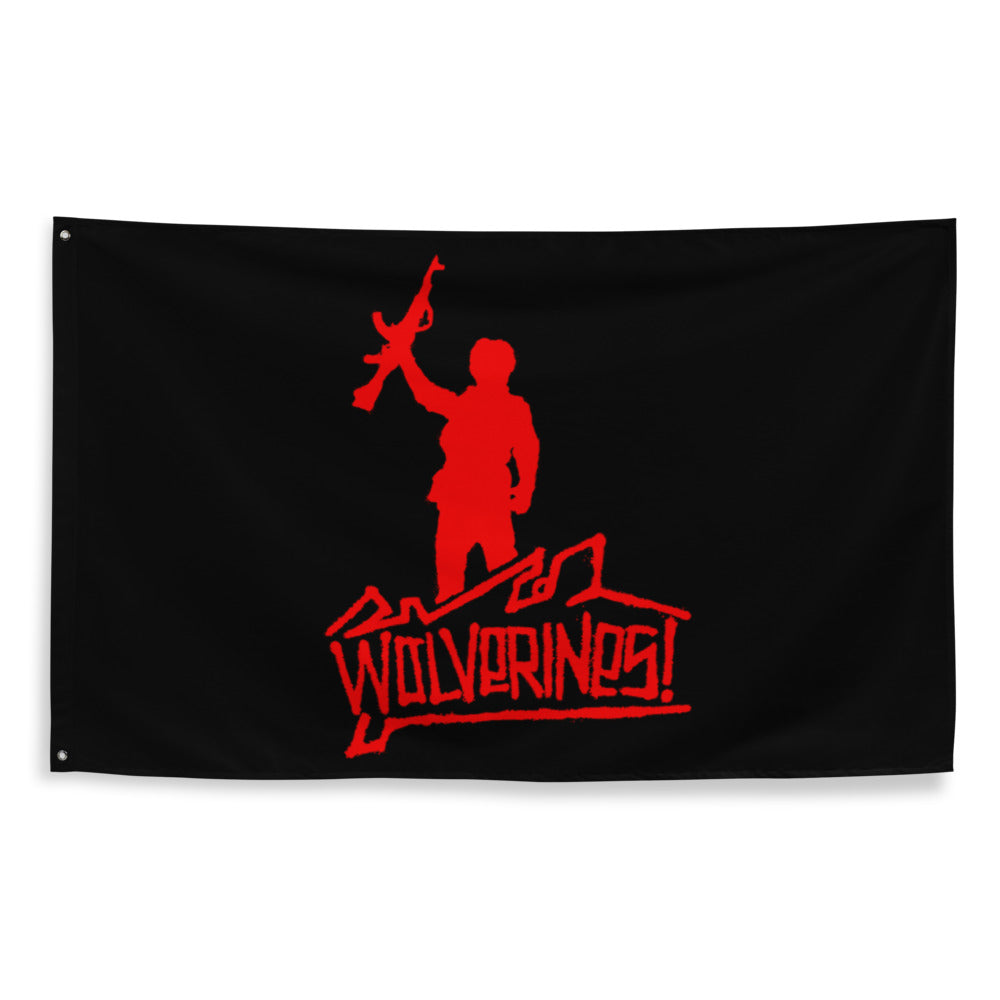 Wolverines Wall Flag