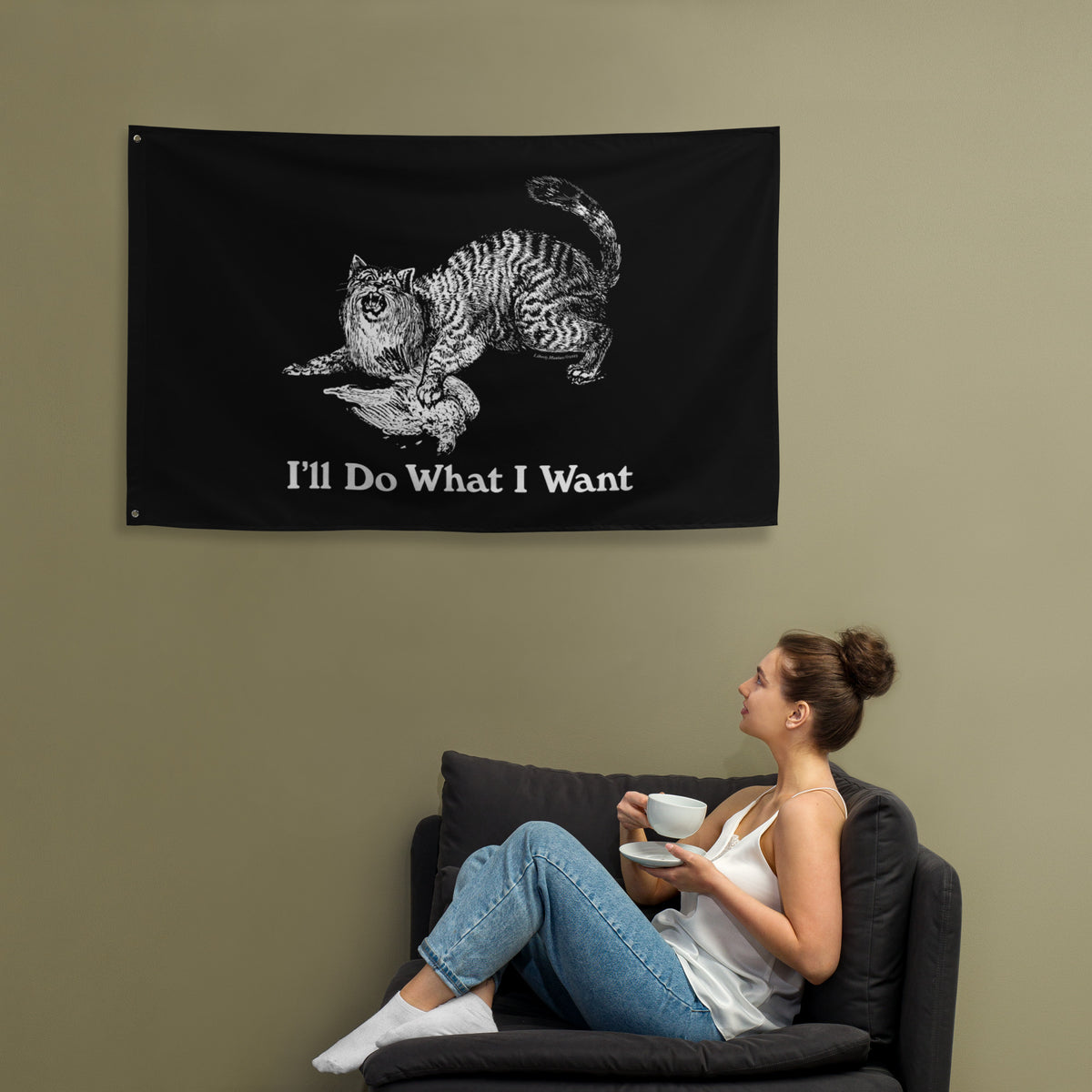 I&#39;ll Do What I Want Wildcat Flag