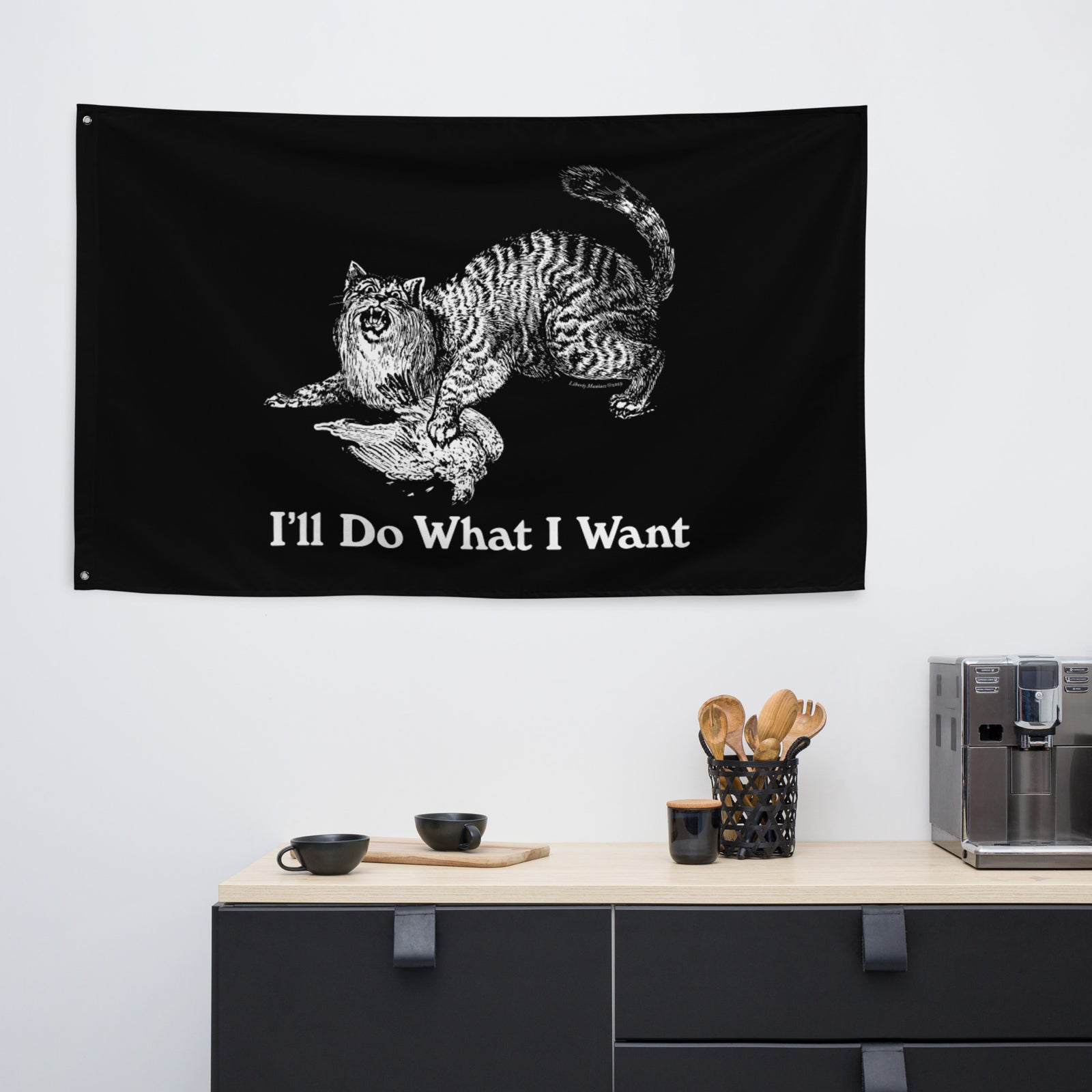 I'll Do What I Want Wildcat Flag