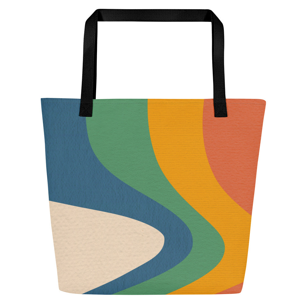 Summer of 1976 Bicentennial Large Tote Bag