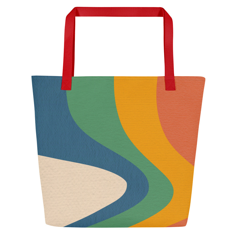 Summer of 1976 Bicentennial Large Tote Bag