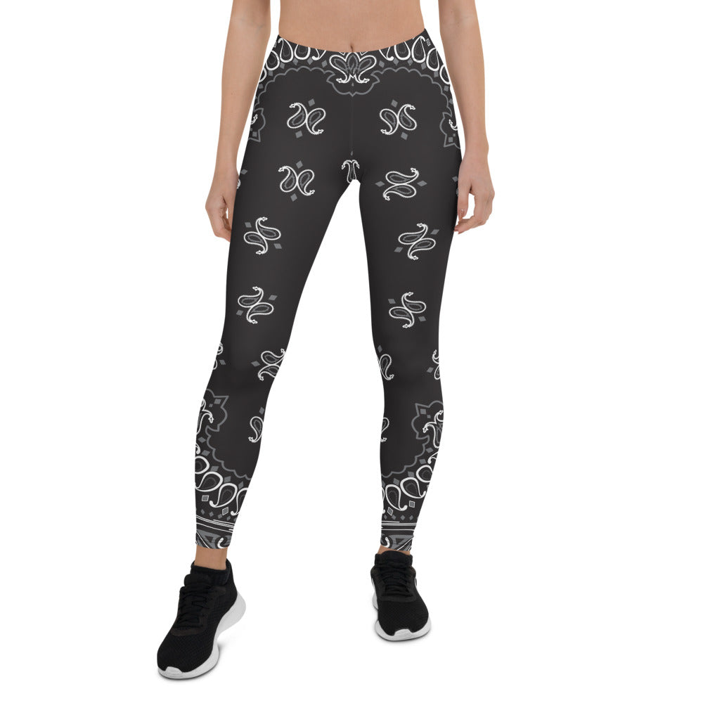 Black Bandana Leggings
