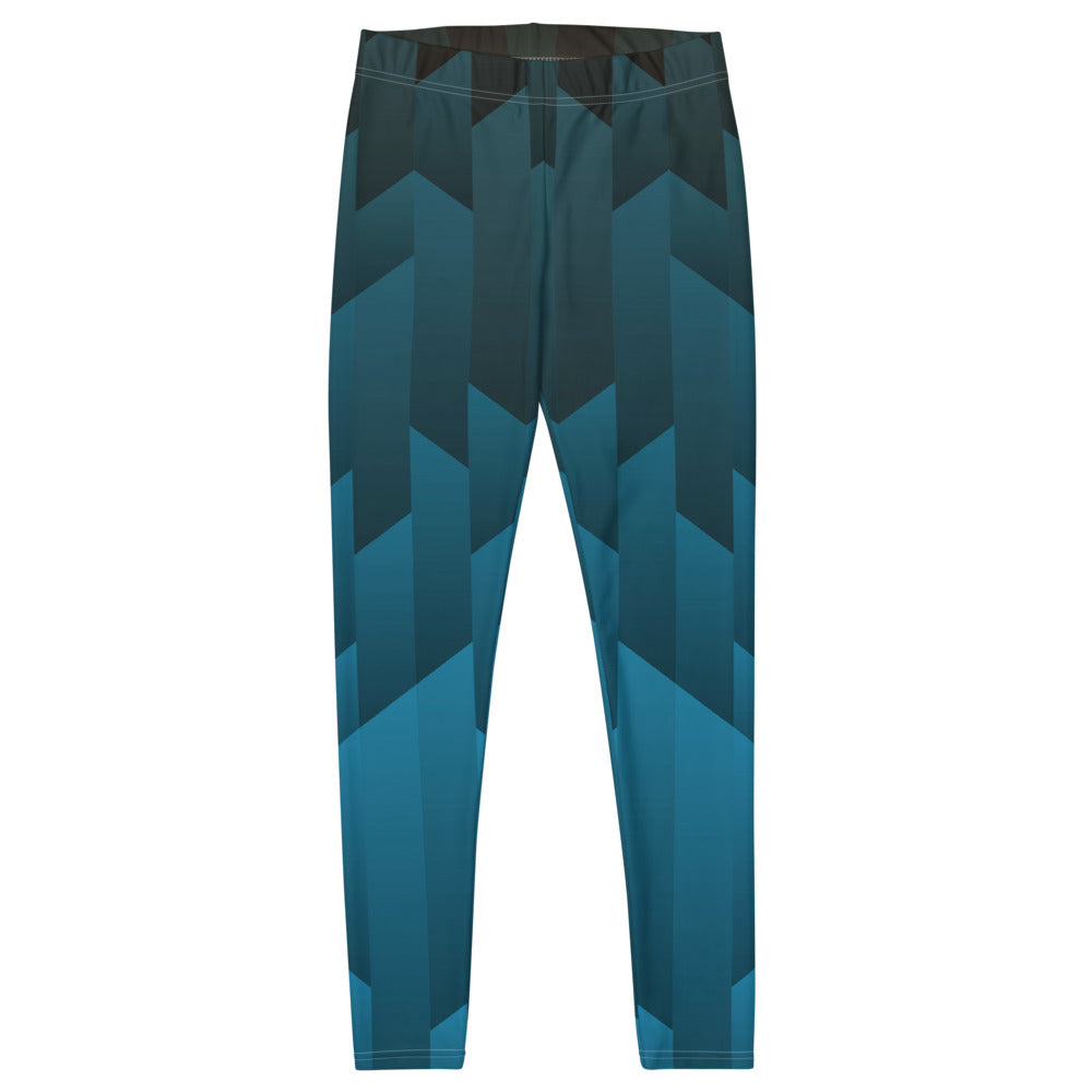 Frostmaden Blue and Black Full Length Liberty Maniacs Leggings