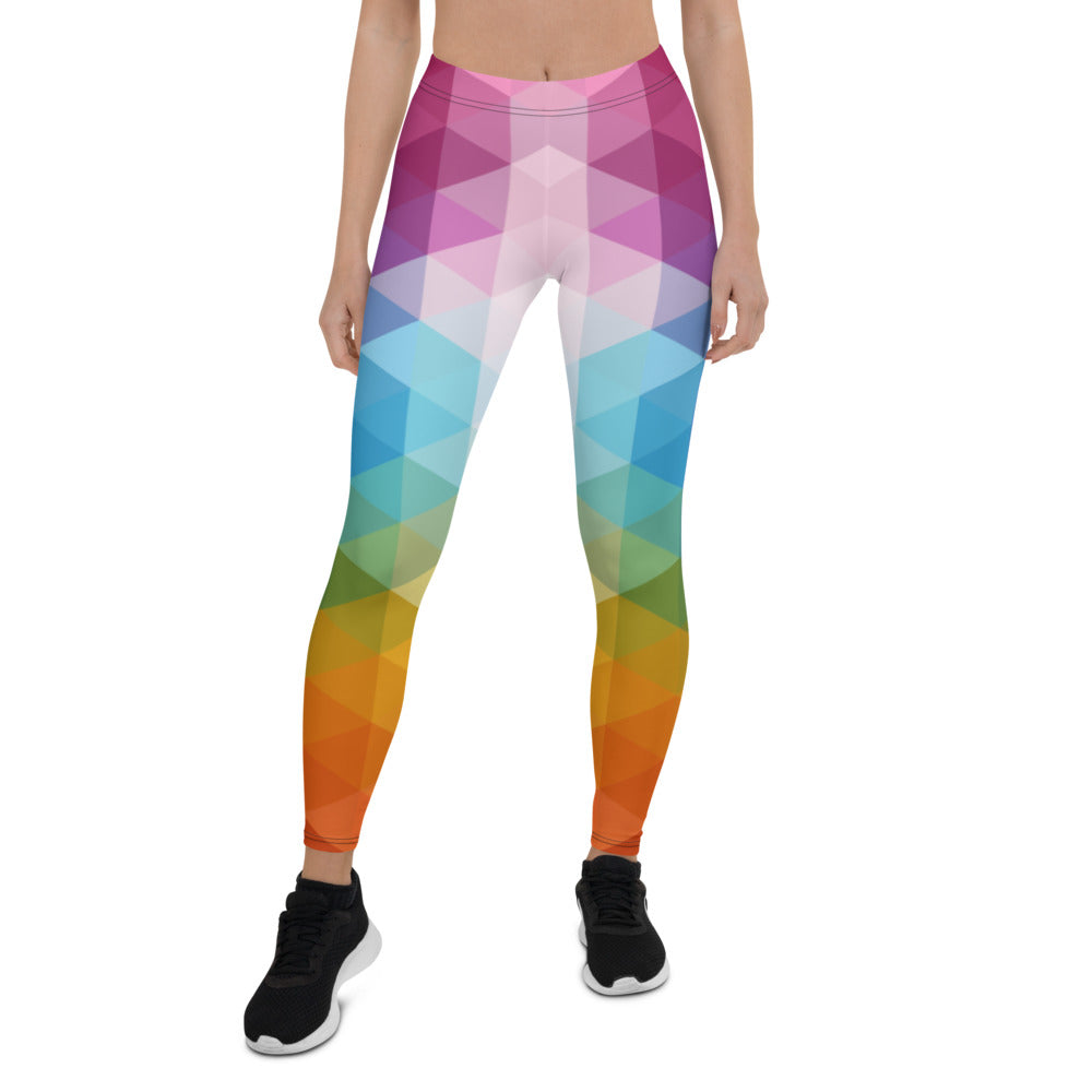 Rainbow Polygon Leggings