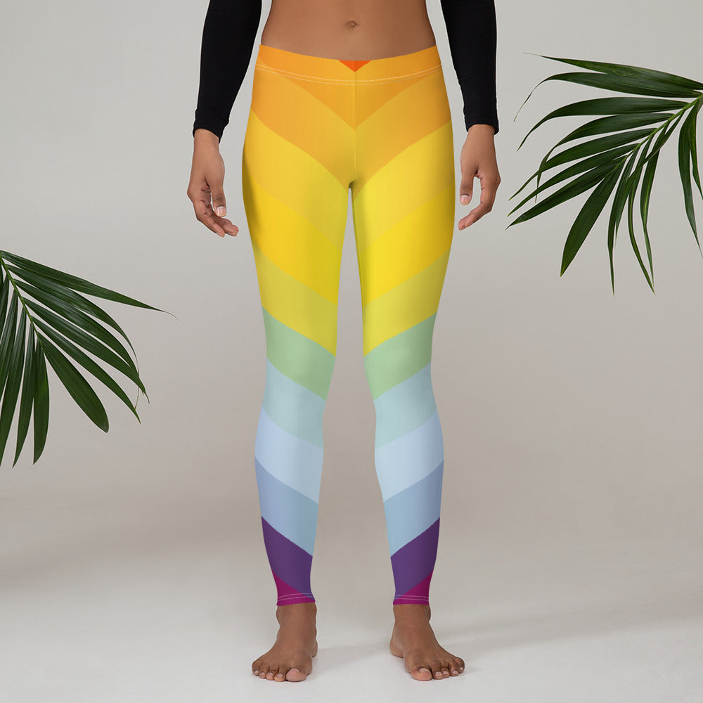 Ladies Rainbow Leggings