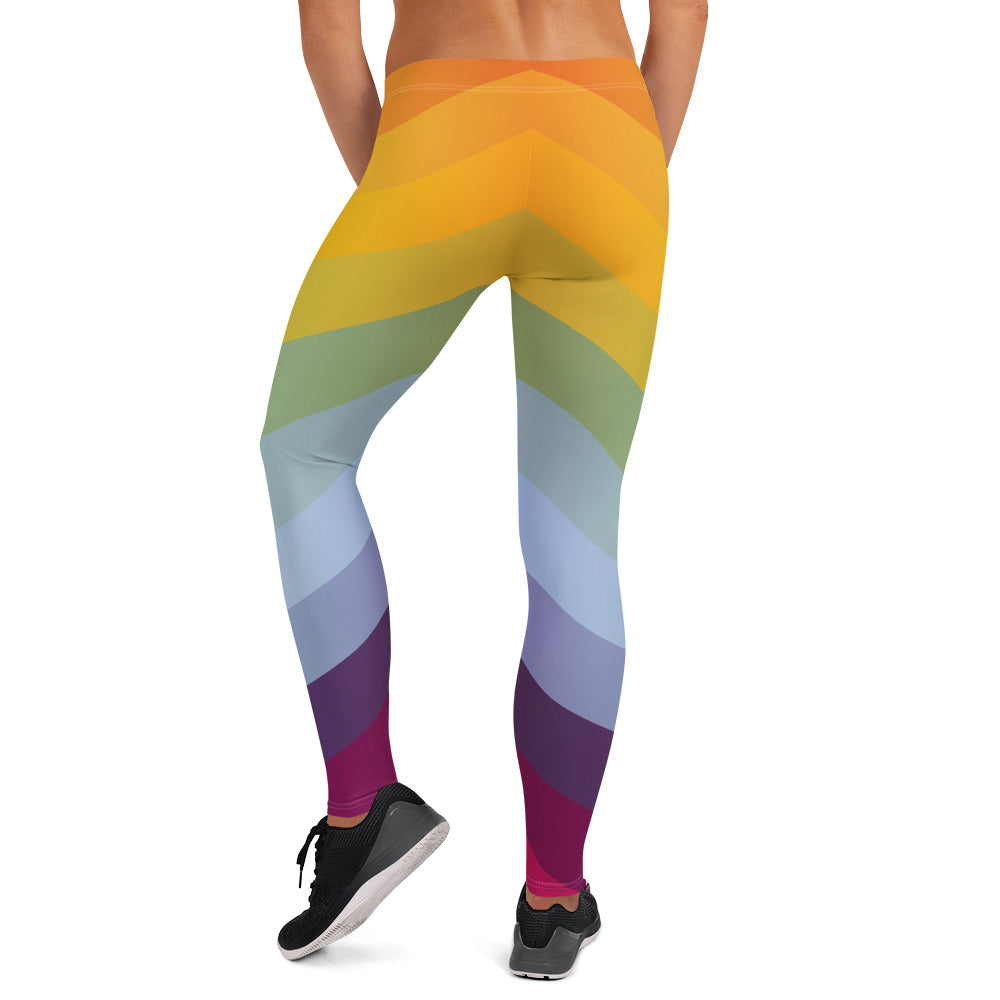 Ladies Rainbow Leggings