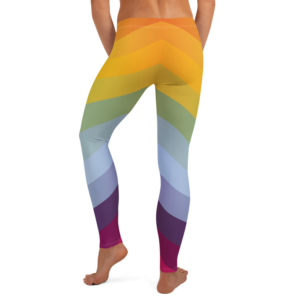 Ladies Rainbow Leggings