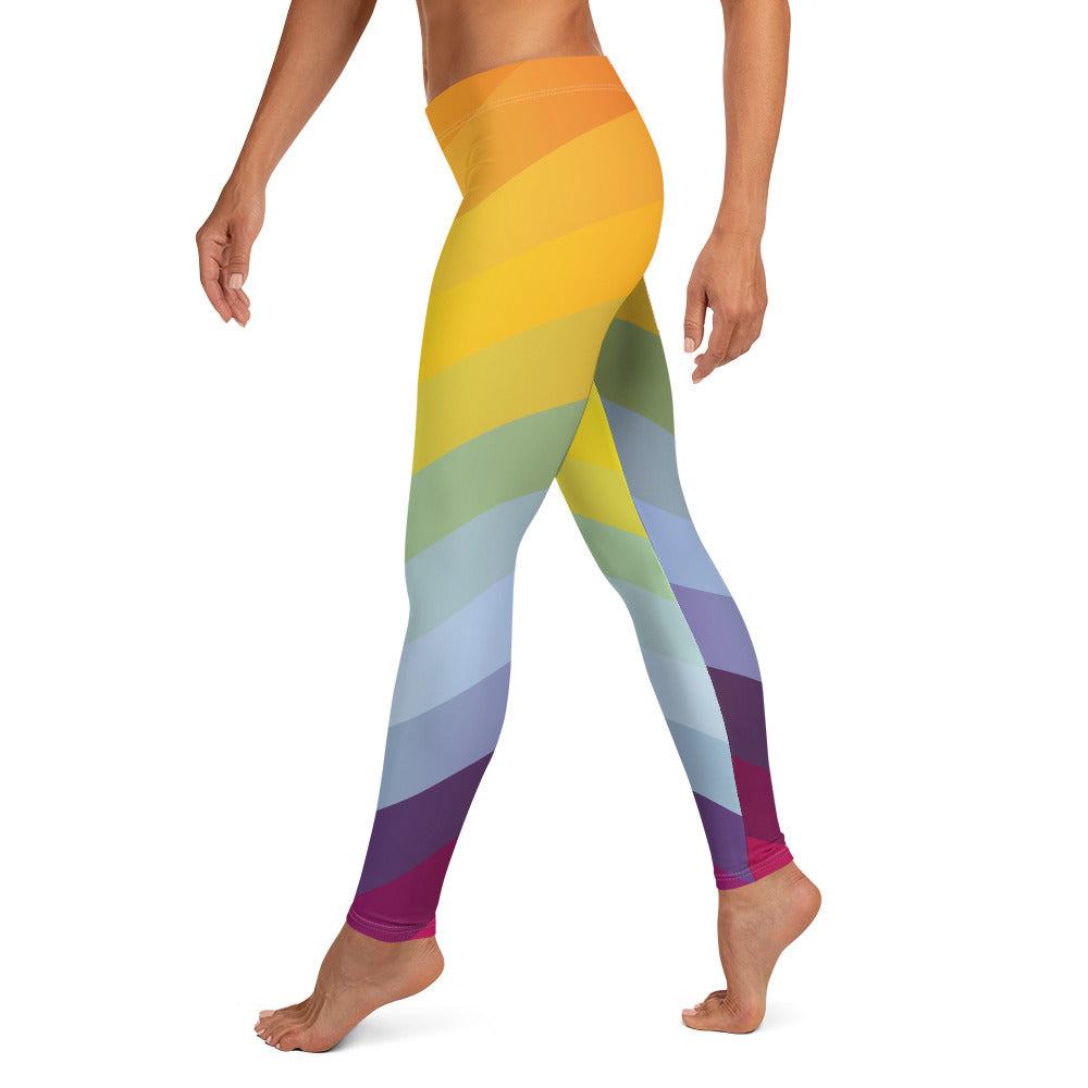 Ladies Rainbow Leggings