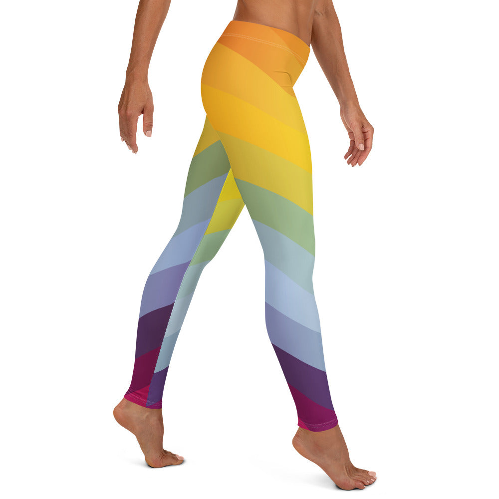 Ladies Rainbow Leggings