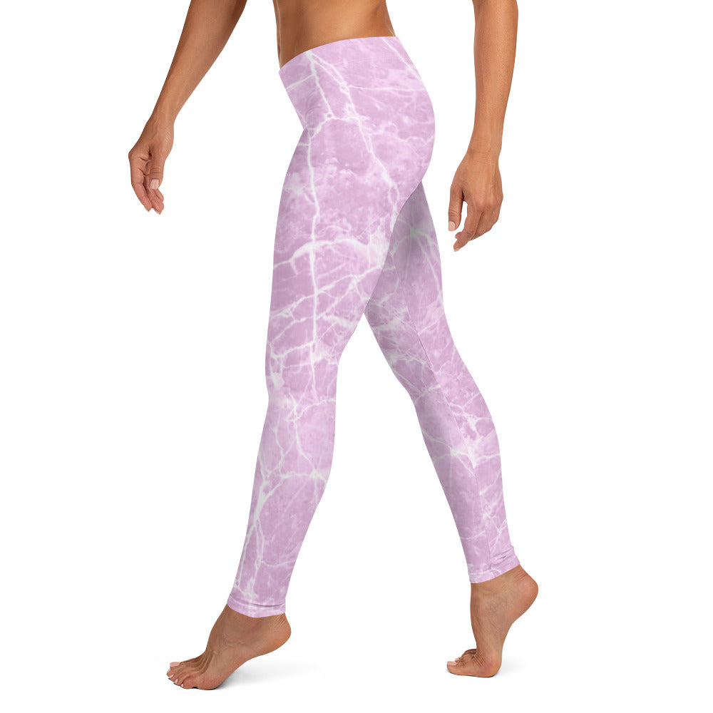 Pink Marble Leggings