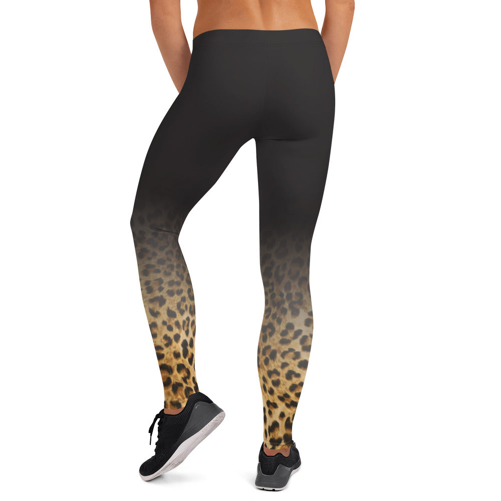 Dark Cheetah Gradient Leggings