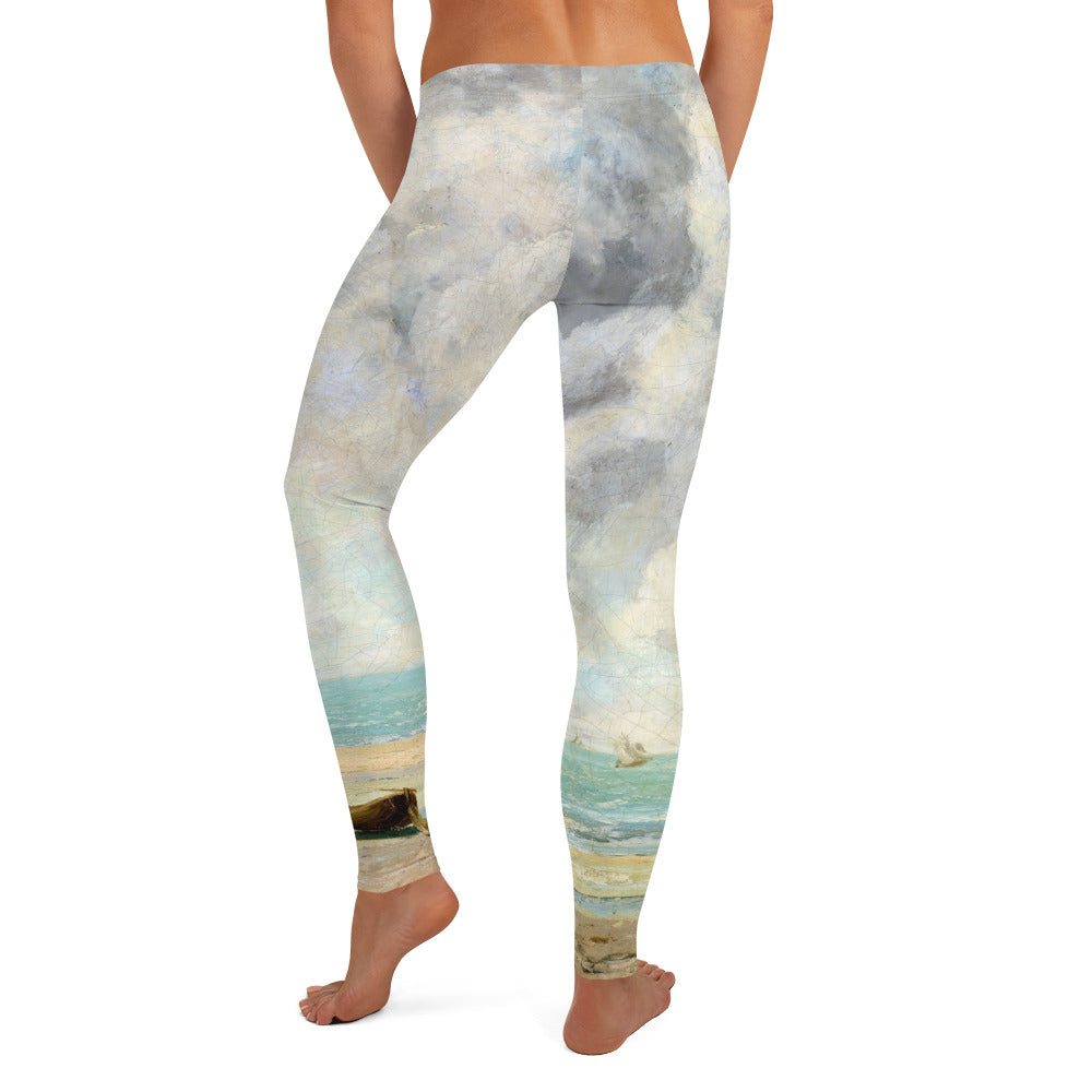The Calm Sea Fine Art Leggings