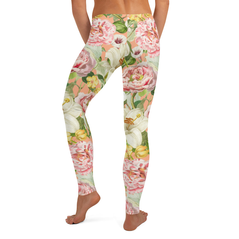 Pink Mandy Floral Leggings