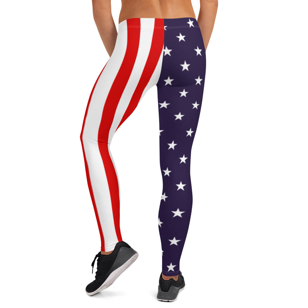 American Flag Full Length Leggings