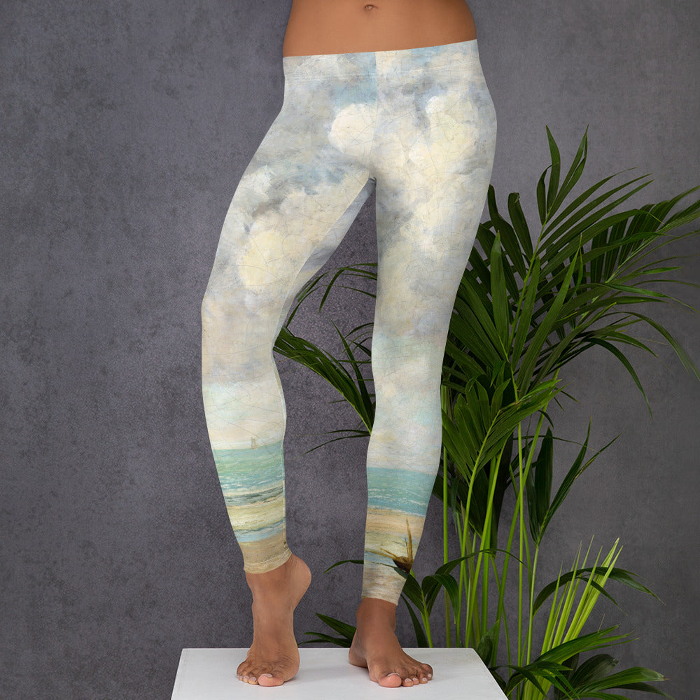 The Calm Sea Fine Art Leggings