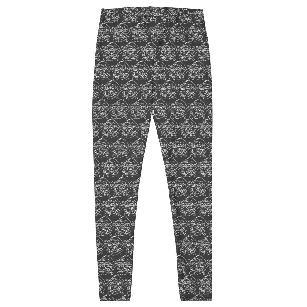 Taxation is Theft Grey Leggings