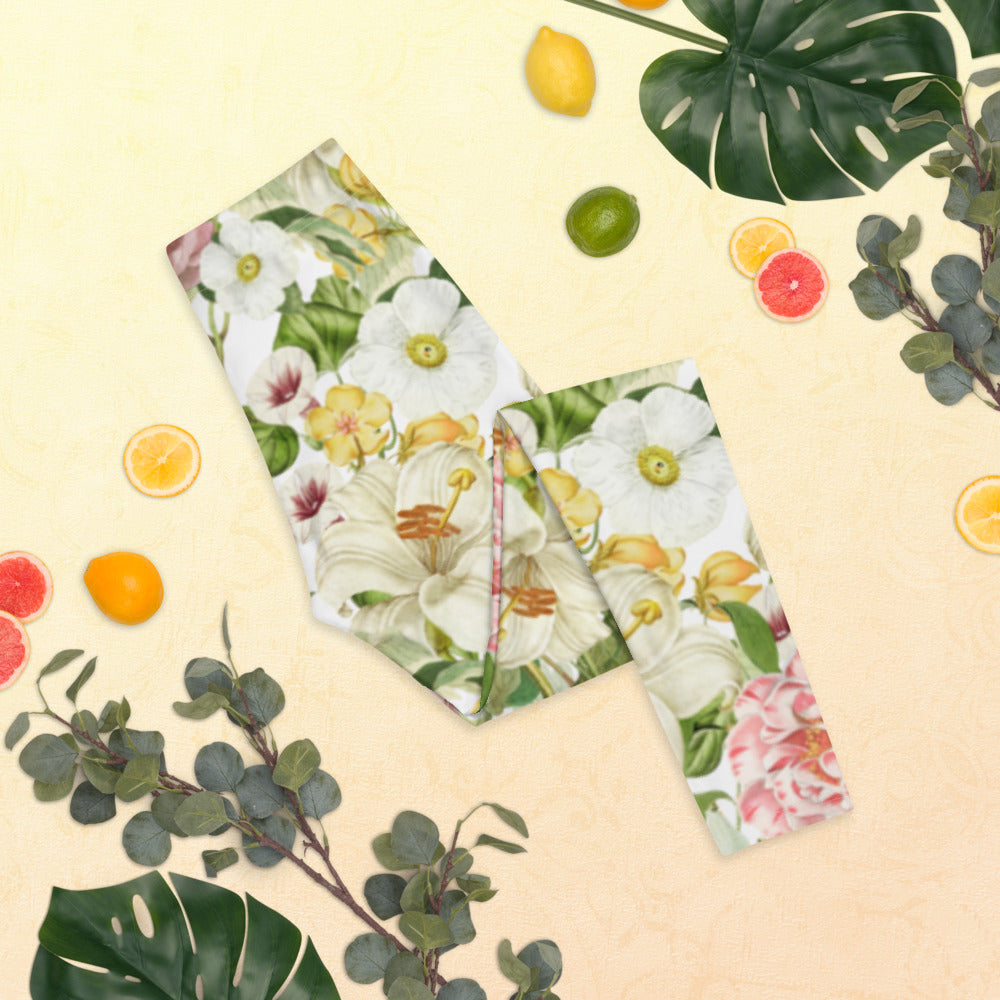 Tuinoogst Floral Pattern Full-Length Leggings