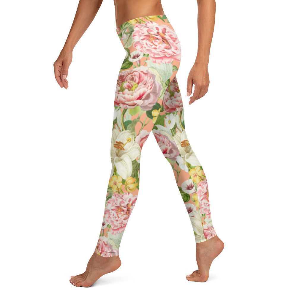 Pink Mandy Floral Leggings