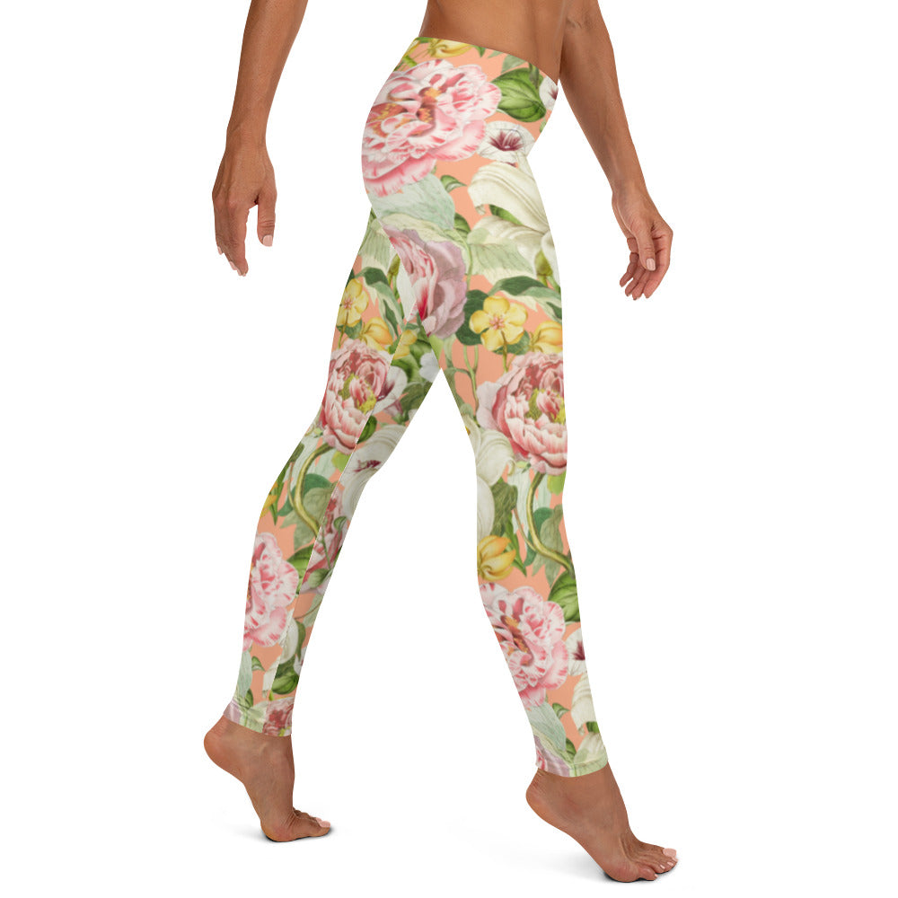 Pink Mandy Floral Leggings