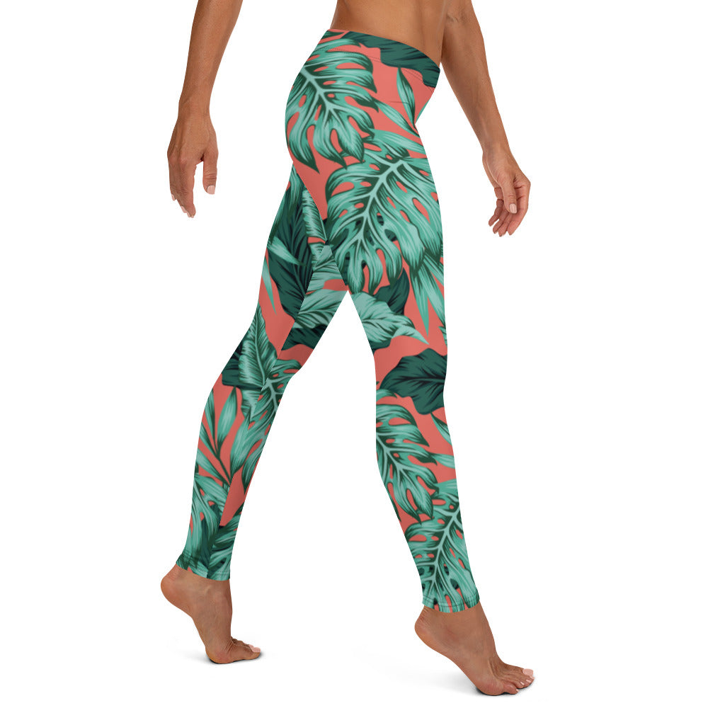 Tropisk Rosa Women&#39;s Leggings