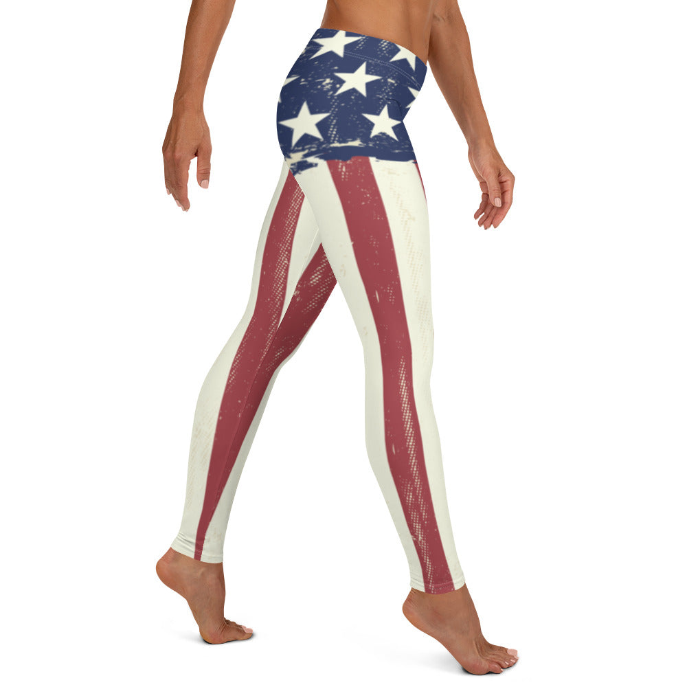 Stars and Bars Full Length Leggings