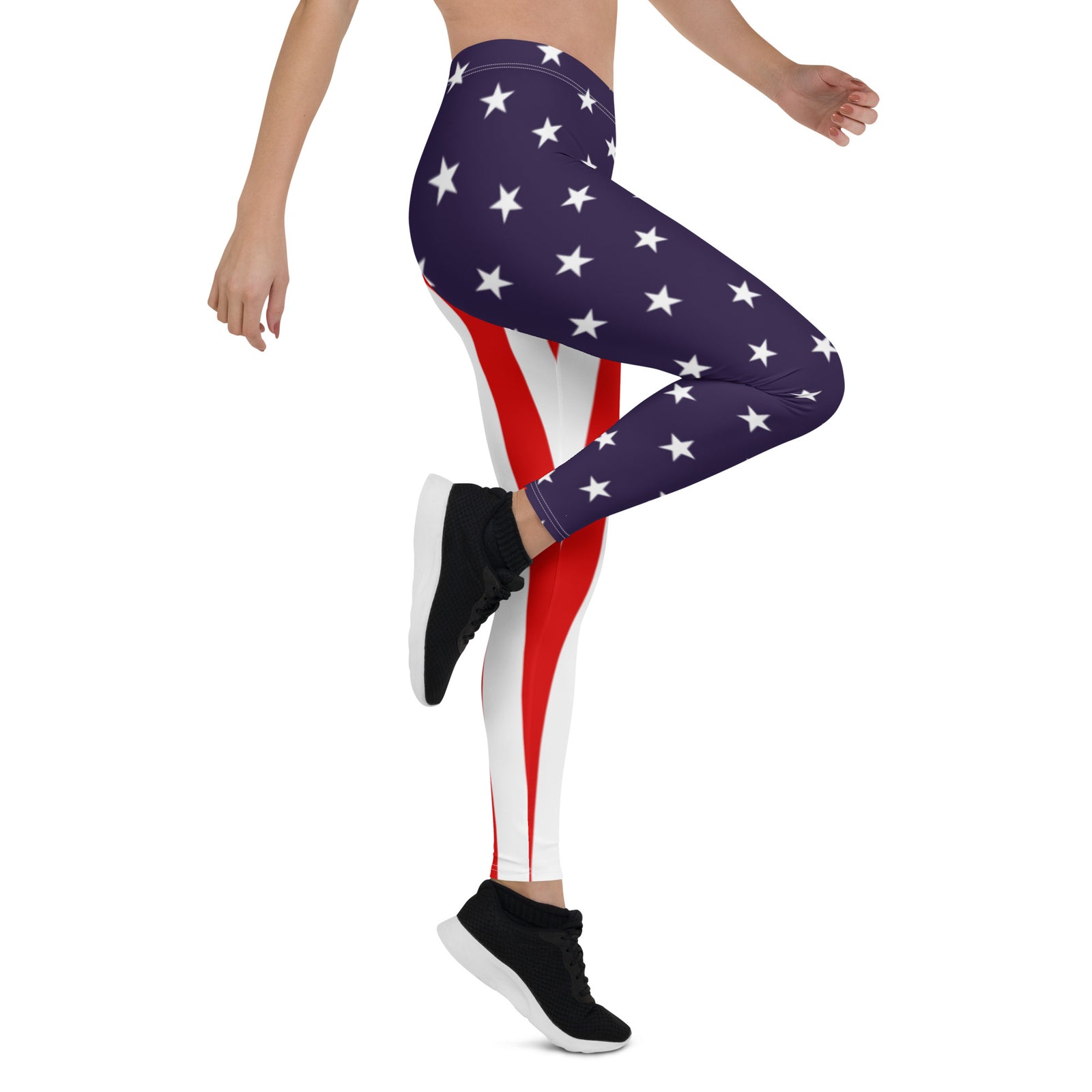 American Flag Full Length Leggings