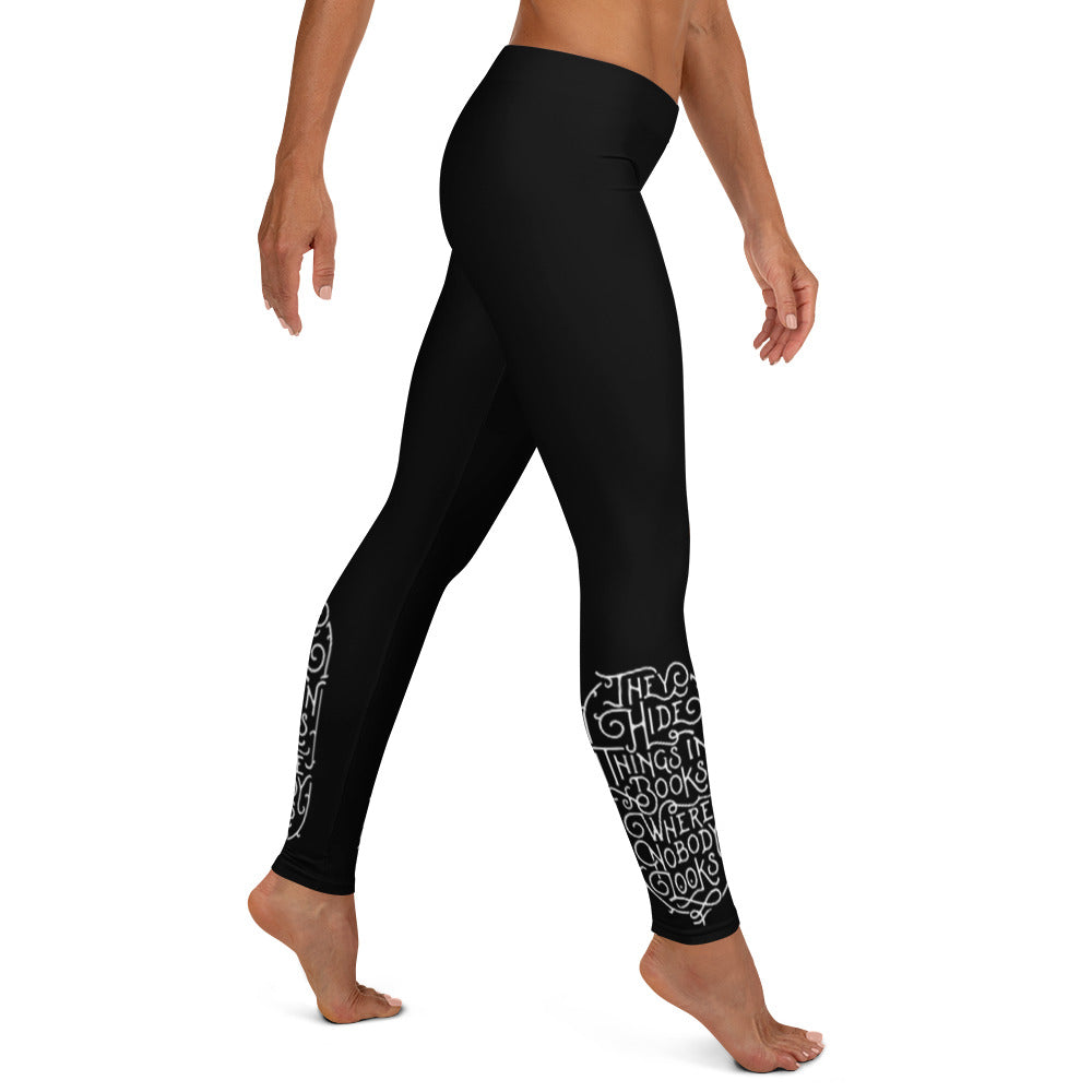 They Hide Things In Books Where Nobody Looks Leggings