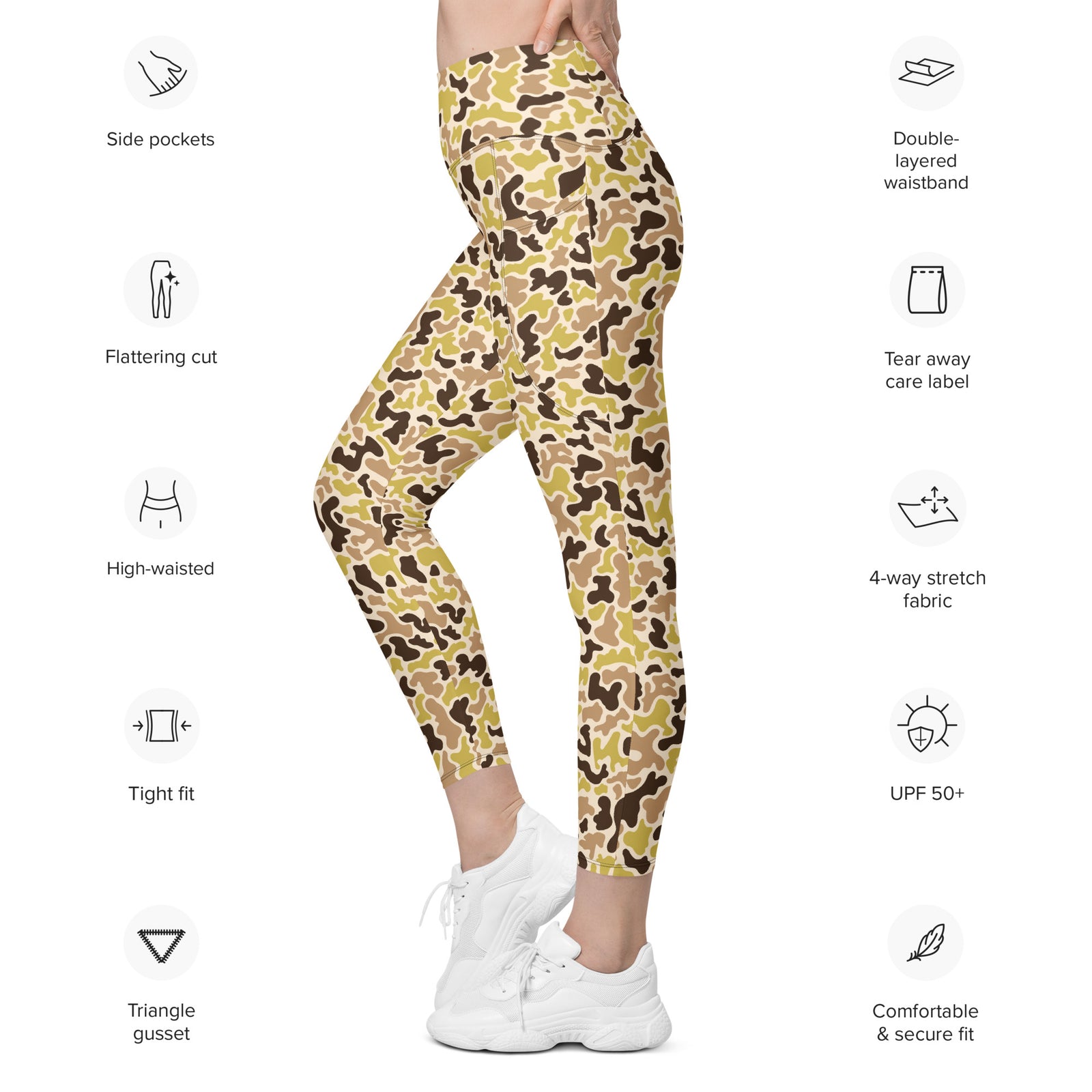 Savannah CalCam Camo Leggings with pockets